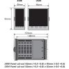3500 dims 100x100 - 3500 Advanced Temperature Controller and Programmer