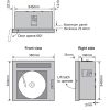 392 dimns 1 100x100 - 392 Circular Chart Recorder